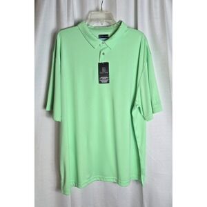NWT PGA Tour Spring Bouquet Moisture Wicking Polo Size XXL Stretch‎ Easy Care
